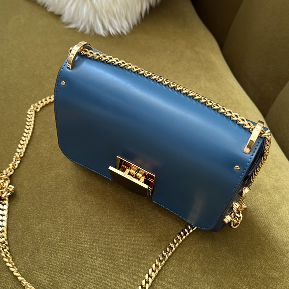 Authentic Jimmy Choo leather shoulder bag !
